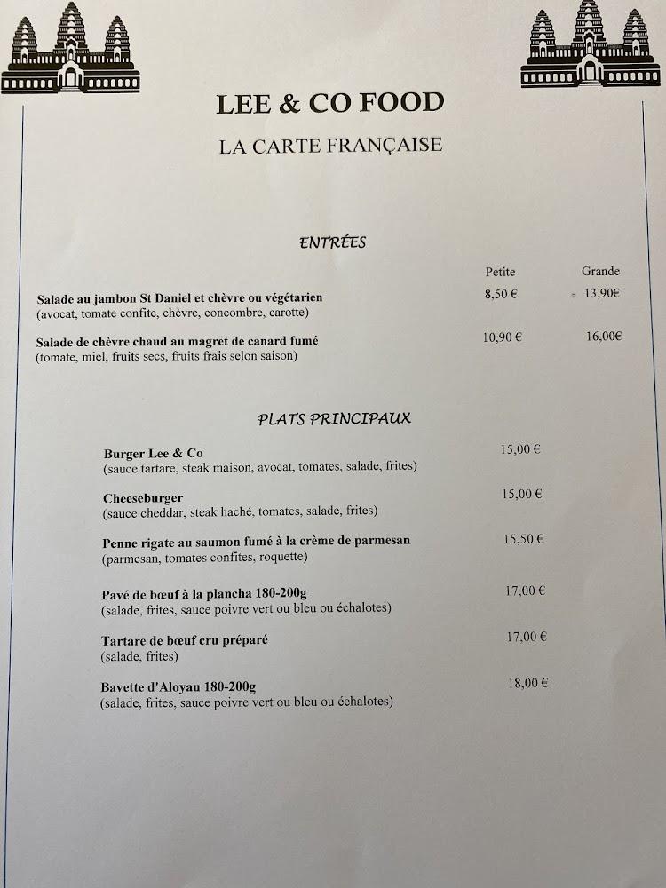 Lee & Co Food - Menu Image 3